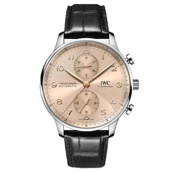 IWC IW371624 - IW3716-24 Portugieser Chronograph Stainless Steel / Dune