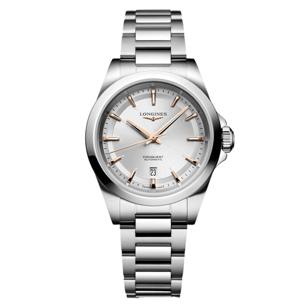 Longines L3.320.4.72.6 Conquest 30 Stainless Steel / Silver / Bracelet