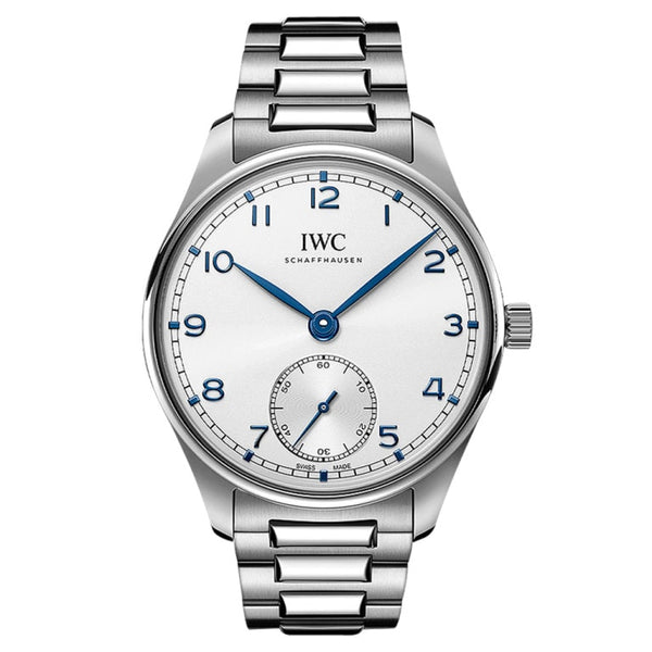 IWC IW358312 Portugieser Automatic 40 Stainless Steel / Silver - Blue / Bracelet