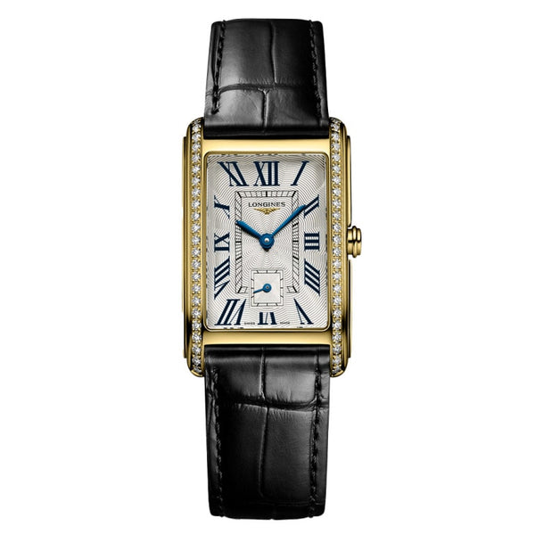 Longines L5.512.7.71.0 - DolceVita Silver colored/Leather 37x23 mm