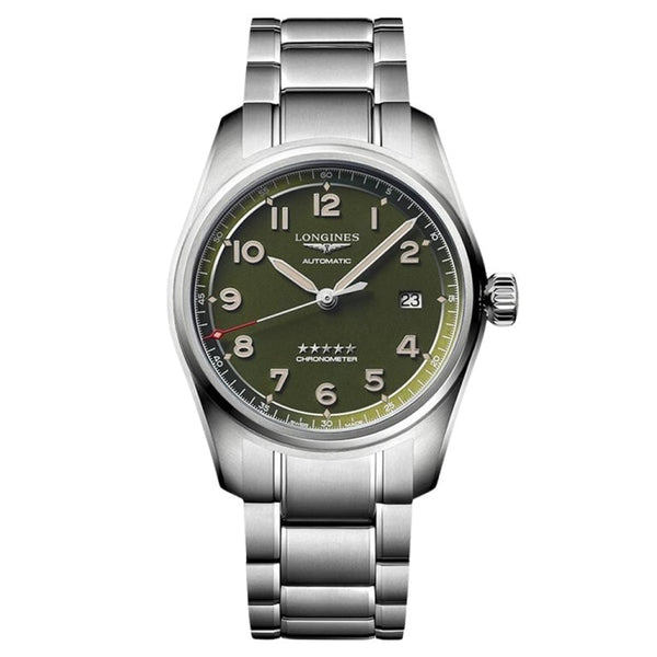 Longines L3.810.4.03.6 Spirit Automatic 40 Green / Bracelet