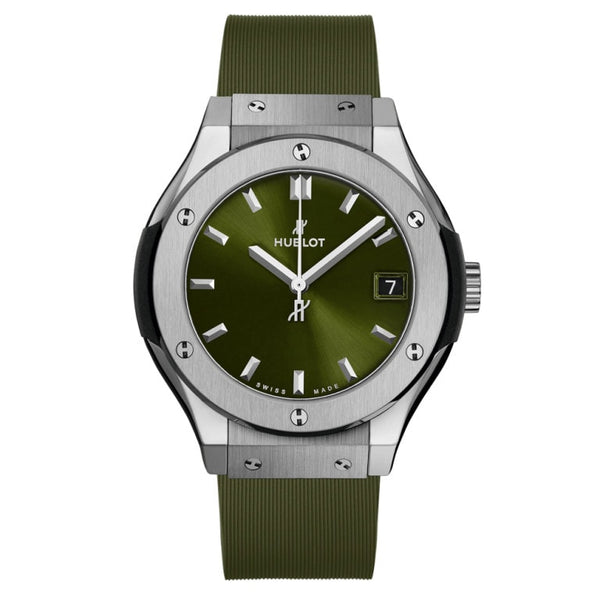 Hublot 581.NX.8970.RX - Classic Fusion Titanium 33mm Green