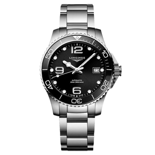 Longines L3.780.4.56.6 HydroConquest 39 Automatic Stainless Steel / Black / Bracelet
