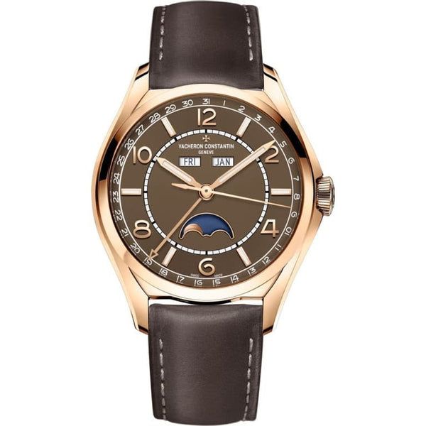 Vacheron Constantin Fiftysix 4000E/000R-B065 / Rose gold / Brown dial
