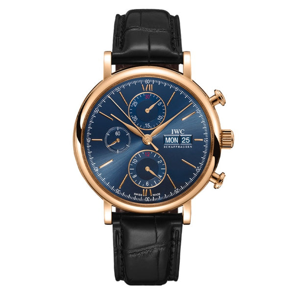 IWC IW391035 Portofino Chronograph Red Gold / Blue