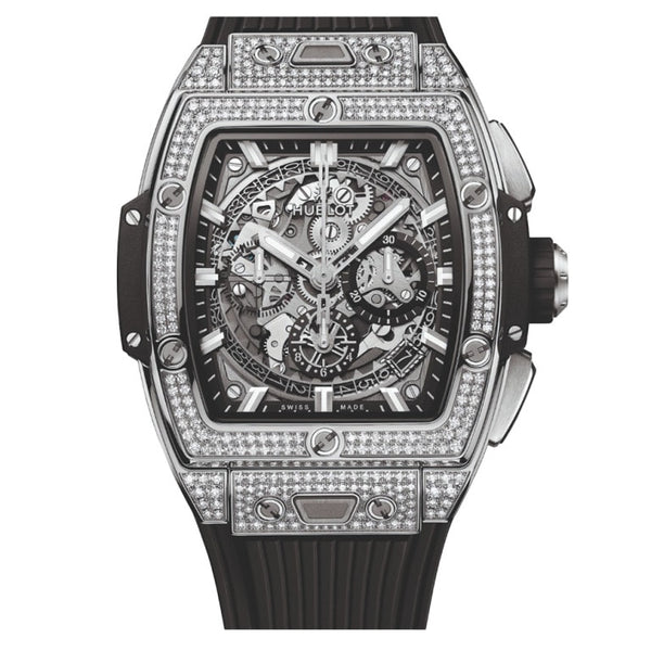 Hublot 642.NX.0170.RX.1704 - Spirit of Big Bang Titanium Pave 42mm Transparent