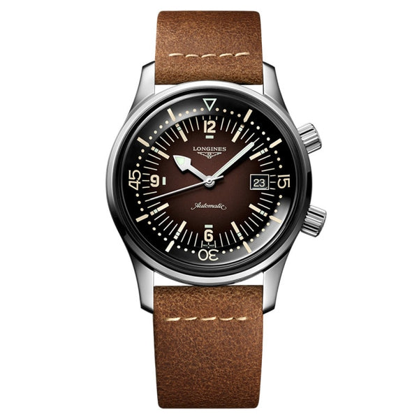 Longines L3.774.4.60.2 Legend Diver Date Stainless Steel / Tropical