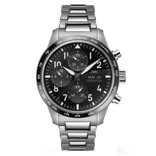 IWC IW388304 - IW3883-04 Pilot's Watch Performance Chronograph Titanium / Black / Bracelet