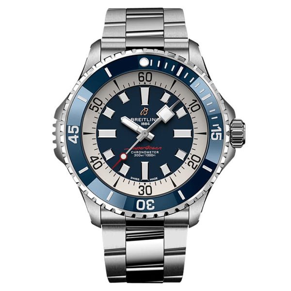 Breitling A17378E71C1A1 SuperOcean Automatic 46 Stainless Steel / Blue / Bracelet