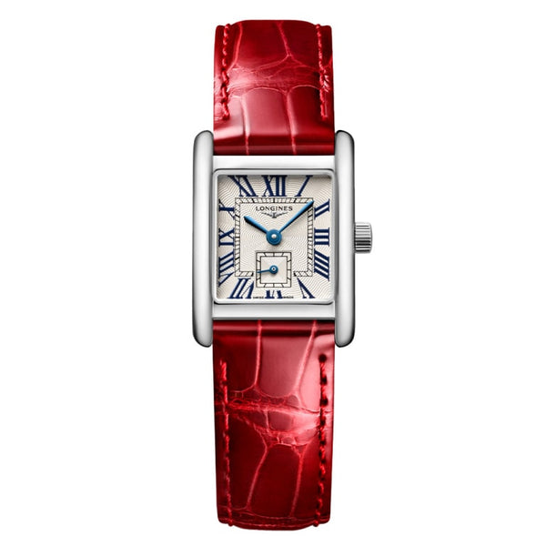 Longines L5.200.4.71.5 - Mini DolceVita White/Leather 29x21.5 mm