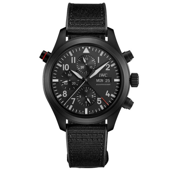 IWC IW371815 Pilot's Watch Double Chronograph Top Gun Ceratanium