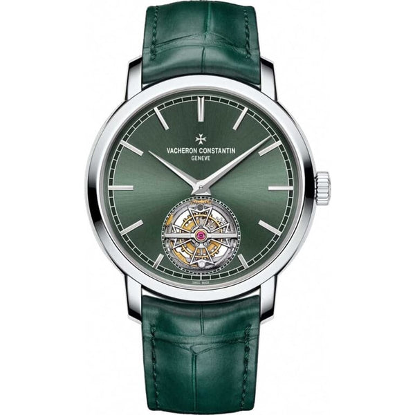 Vacheron Constantin Traditionnelle 6000T/000P-H025 / Platinum / Green dial