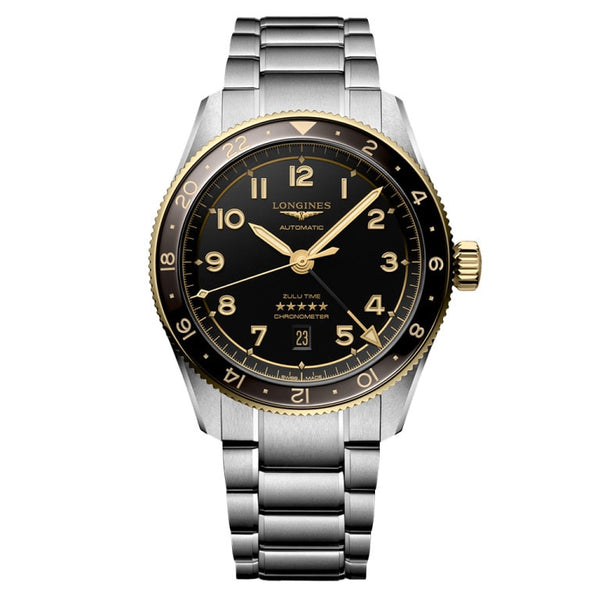 Longines L3.812.5.53.6 - Spirit Zulu Time Black/Steel