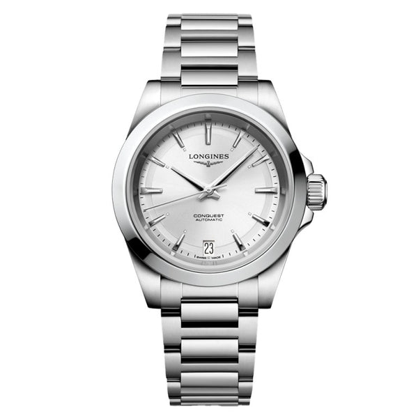 Longines L3.430.4.72.6 - Conquest 34 Stainless Steel / Silver / Bracelet