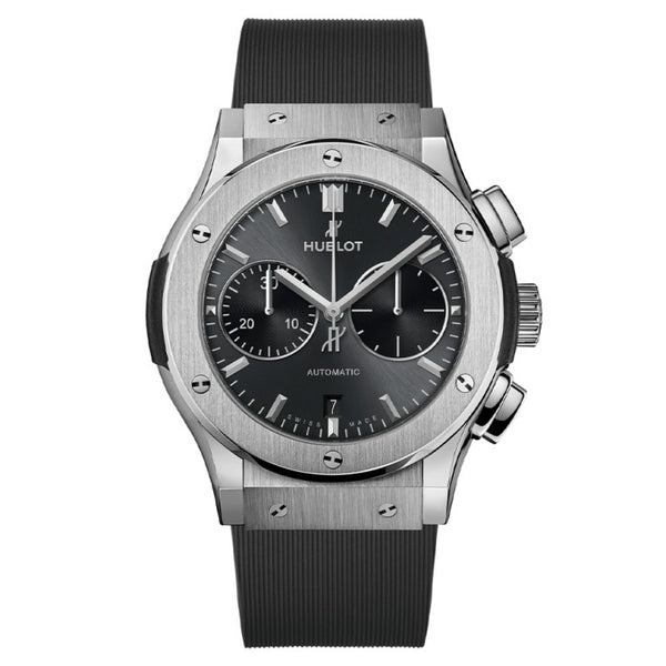 Hublot 521.NX.7071.RX - Classic Fusion Racing Grey Titanium Chronograph 45mm Rubber