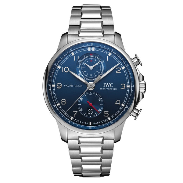 IWC IW390701 Portugieser Yacht Club Chronograph Stainless Steel / Blue / Bracelet