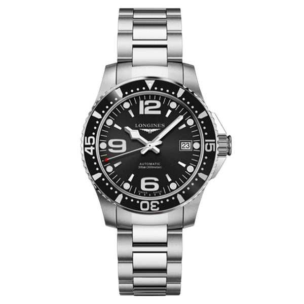 Longines L3.741.4.56.6 - Hydroconquest Automatic - 39åÊmm - Sunray black