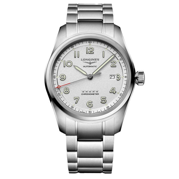 Longines L3.811.4.73.6 Spirit Automatic 42 Silver / Bracelet