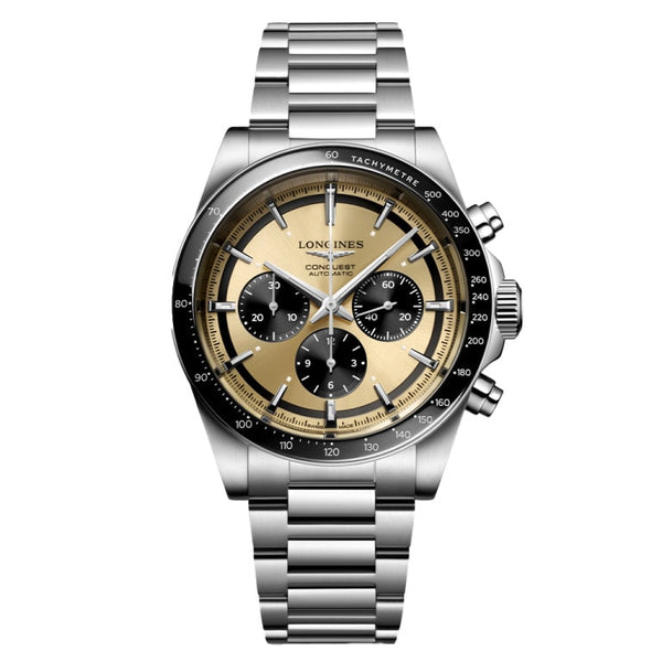 Longines L3.835.4.32.6 - Conquest Gold toned/Steel
