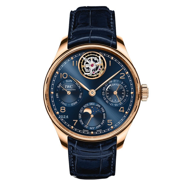 IWC IW504504 Portuguese Perpetual Calendar Tourbillon Platinum / Silver