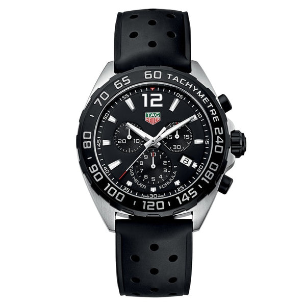 TAG Heuer CAZ1010.FT8024 Formula 1 Chronograph Quartz 43 Stainless Steel / Black / Rubber