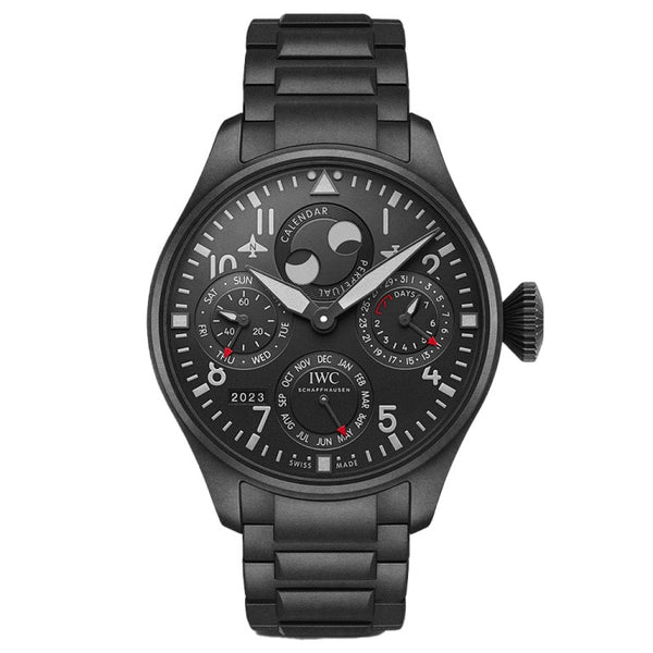 IWC IW503604 Big Pilot's Watch Perpetual Calendar Top Gun Ceratanium