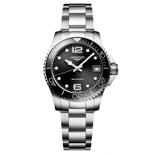Longines L3.370.4.56.6 - HydroConquest Black/Steel