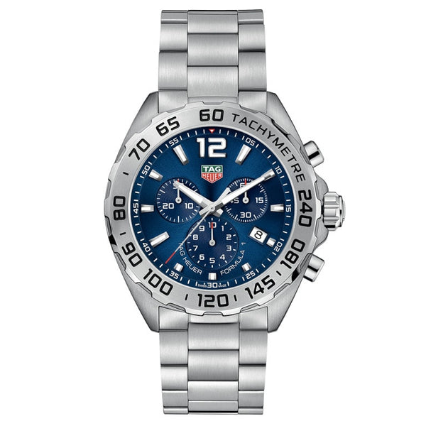 TAG Heuer CAZ101K.BA0842 Formula 1 Chronograph Quartz 43 Stainless Steel / Blue / Bracelet