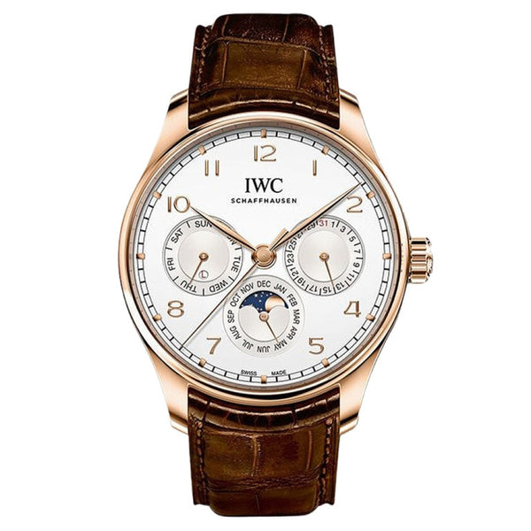 IWC IW344202 Portugieser Perpetual Calendar 42 Red Gold / Silver / Alligator