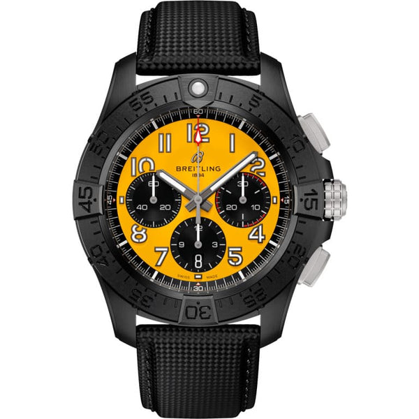 Breitling SB0147101L1X2 Avenger B01 Chronograph 44 Night Mission / Yellow / Strap