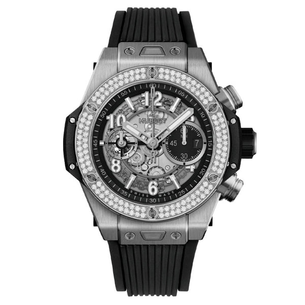 Hublot 421.NX.1170.RX.1104 - Big Bang Unico Diamonds 44mm Transparent
