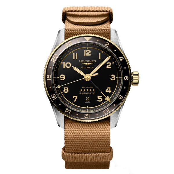 Longines L3.812.5.53.9 - Spirit Zulu Time Black/Composite