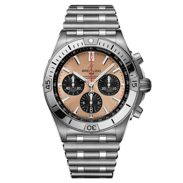 Breitling AB0134101K1A1 Chronomat B01 42 Stainless Steel / Copper / Rouleaux