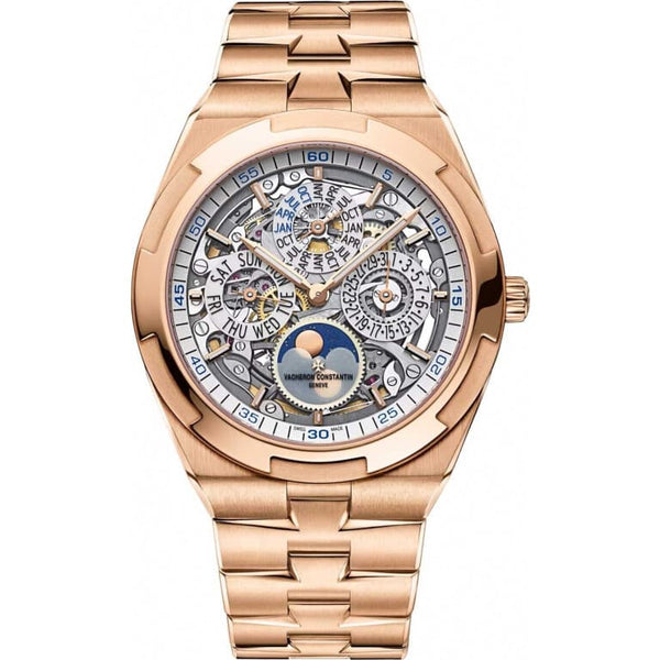 Vacheron Constantin Overseas 4300V/220R-B642 / Rose gold / Blue dial