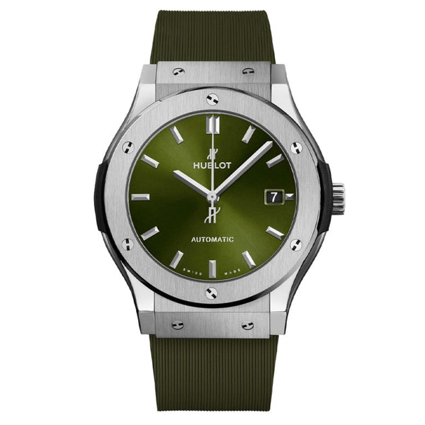 Hublot 511.NX.8970.RX - Classic Fusion Titanium 45mm Green