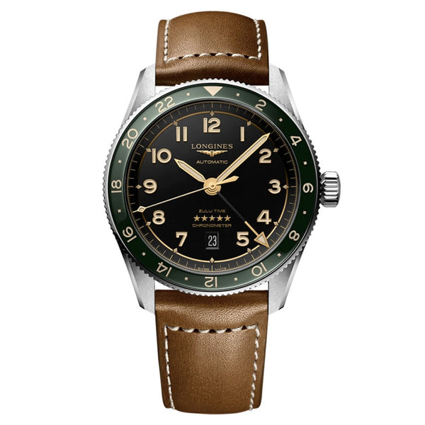 Longines L3.812.4.63.2 Spirit Zulu Time 42 Grey / Strap