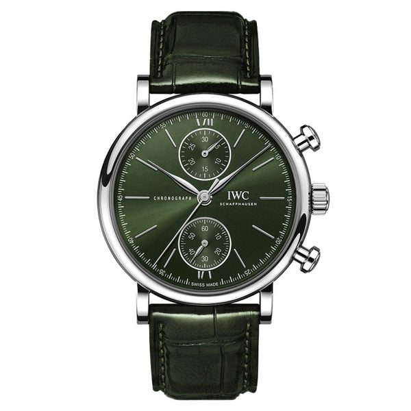 IWC IW391405 Portofino Chronograph 39 Stainless Steel / Green