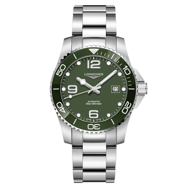 Longines L3.781.4.06.6 HydroConquest 41 Automatic Stainless Steel / Ceramic / Green / Bracelet