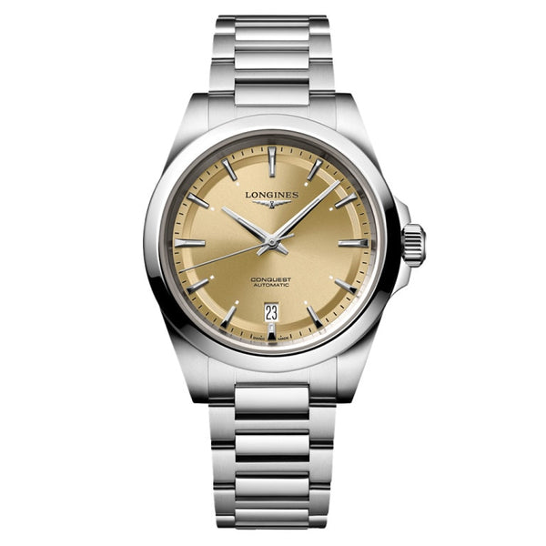 Longines L3.720.4.62.6 Conquest 38 Stainless Steel / Champagne / Bracelet
