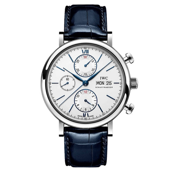IWC IW391037 Portofino Chronograph Stainless Steel / Silver - Blue