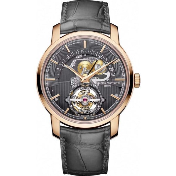 Vacheron Constantin Traditionnelle 6010T/000R-B638 / Rose gold / TransparenT dial