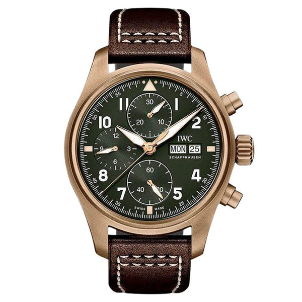 IWC IW387902 Pilot's Watch Spitfire Chronograph - - Spitfire Bronze / Green