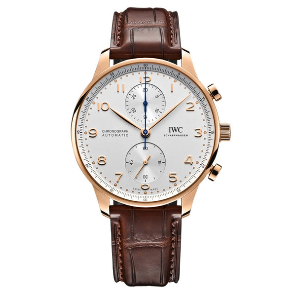 IWC IW371611 Portugieser Chronograph Red Gold / Silver