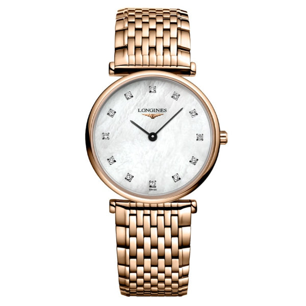 Longines L4.512.1.97.8 La Grande Classique 29 Quartz Stainless Steel / PVD Red / MOP / Bracelet