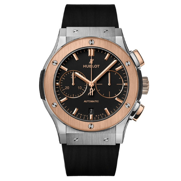Hublot 521.NO.1181.RX - Classic Fusion Chronograph Titanium King Gold 45mm Black