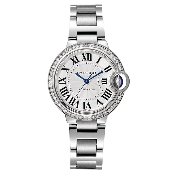 Cartier | Ballon Bleu 33mm | Automatic | Staal (W4BB0023)