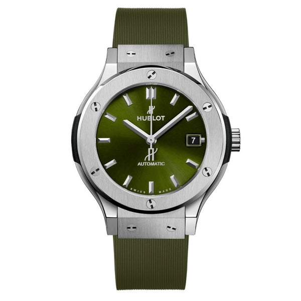 Hublot 565.NX.8970.RX - Classic Fusion Titanium 38mm Green