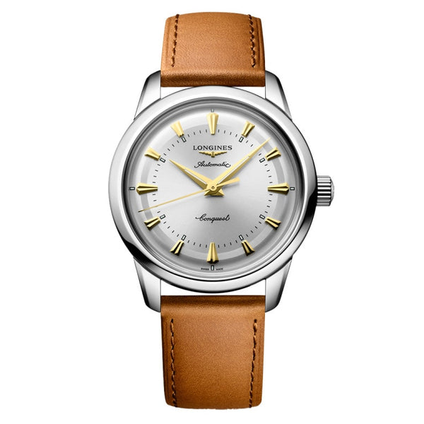 Longines L1.649.4.72.2 Conquest Heritage 38 Stainless Steel / Silver
