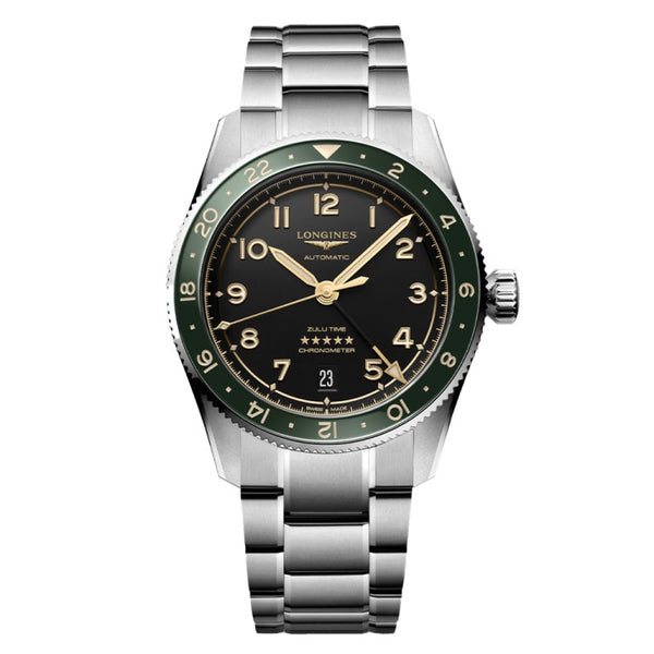 Longines L3.802.4.63.6 - Spirit Zulu Time Black/Steel