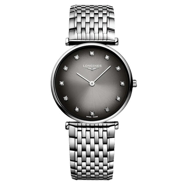 Longines L4.512.4.77.6 La Grande Classique Quartz 29 Stainless Steel / Grey / Bracelet